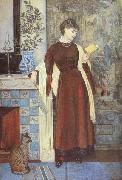 At Home:A Portrait (mk46) Walter Crane,RWS